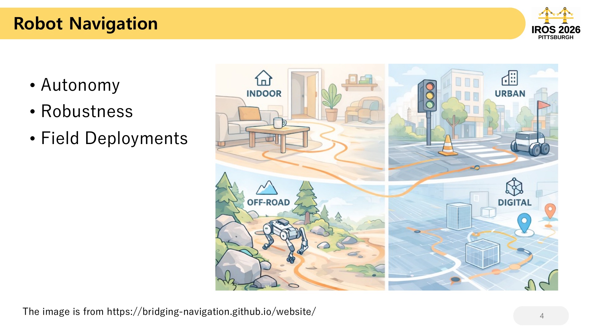 4 The image is from  https://bridging-navigation.github.io/website/