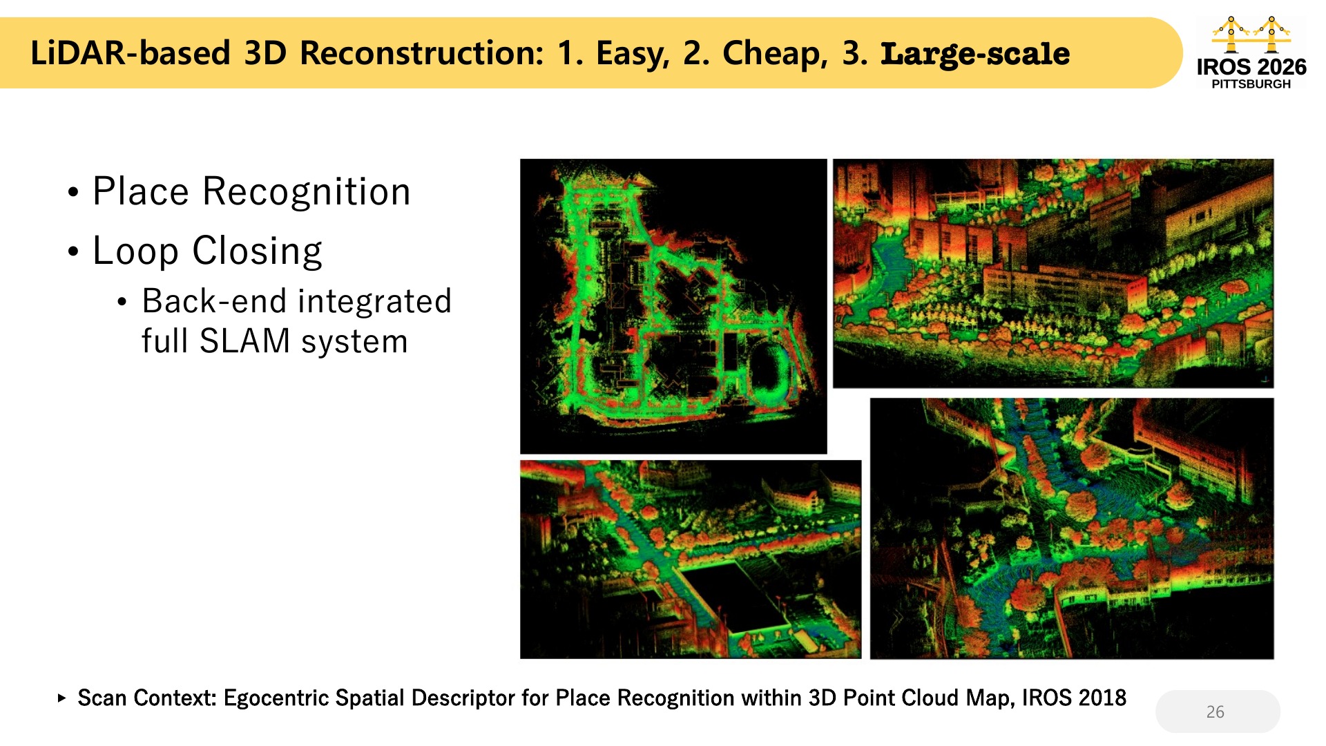 26 LiDAR-based 3D Reconstruction: 1.